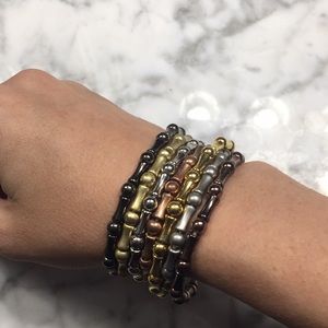 Lia Sophia Mixed Metal Bracelet Set
